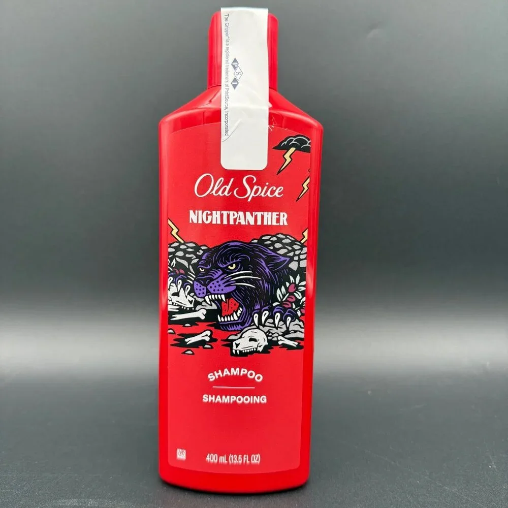 Old Spice Nightpanther Shampoo Discontinued 400 mL 13.5 oz